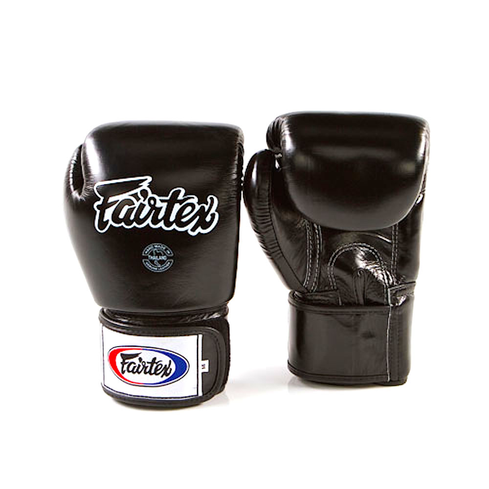 Fairtex Muay Thai boxing Gloves BGV1 Breathable Black 