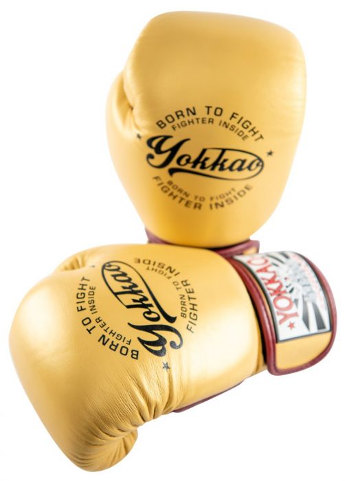 Yokkao "Vintage Gold" Boxing Gloves (End of production) - Image 4