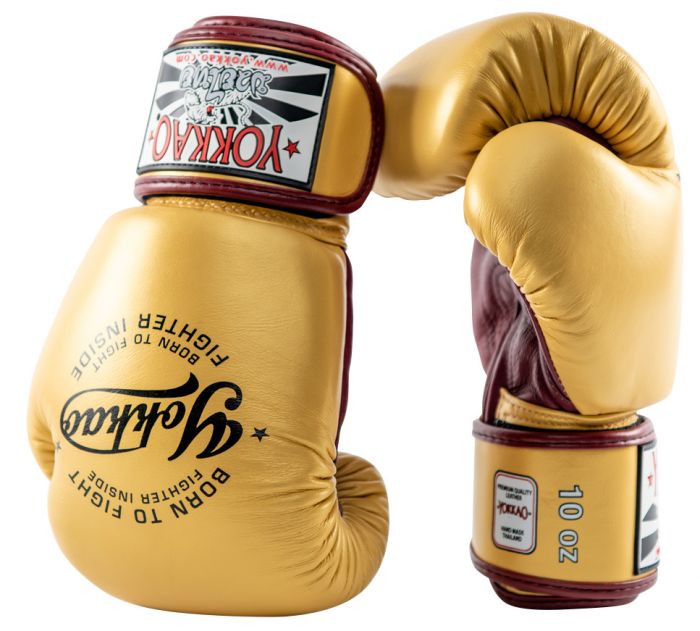 Yokkao "Vintage Gold" Boxing Gloves (End of production) - Image 3