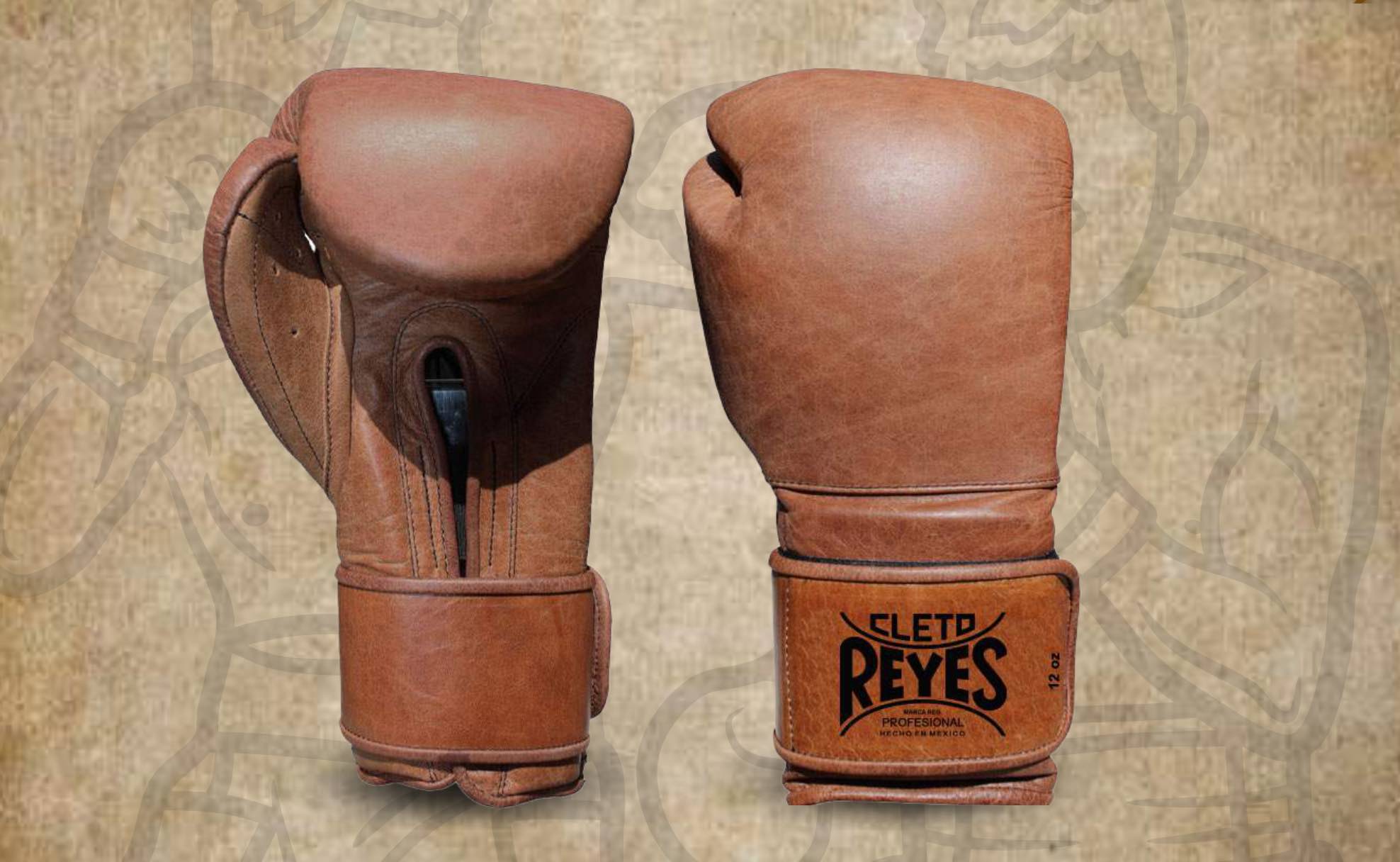 Cleto Reyes Vintage Brown '1945' Boxing Gloves