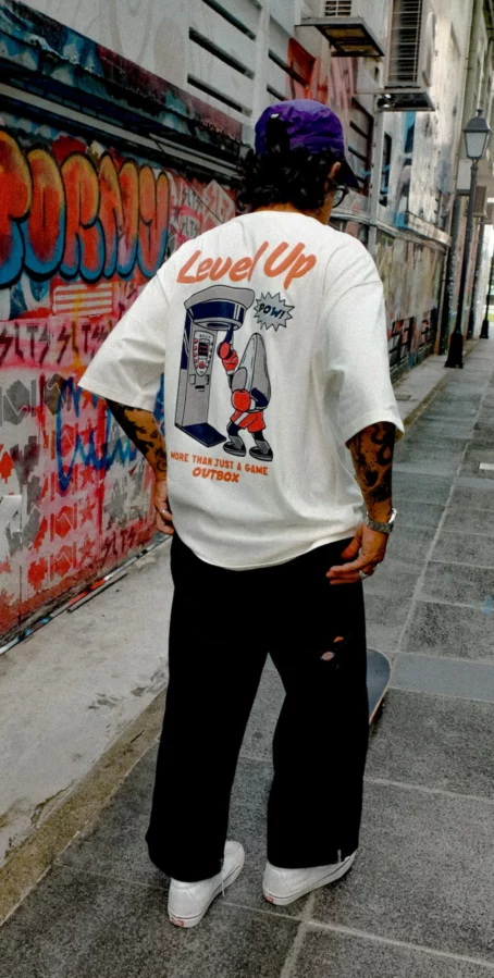 Outbox Level Up Oversized Tee - Image 3