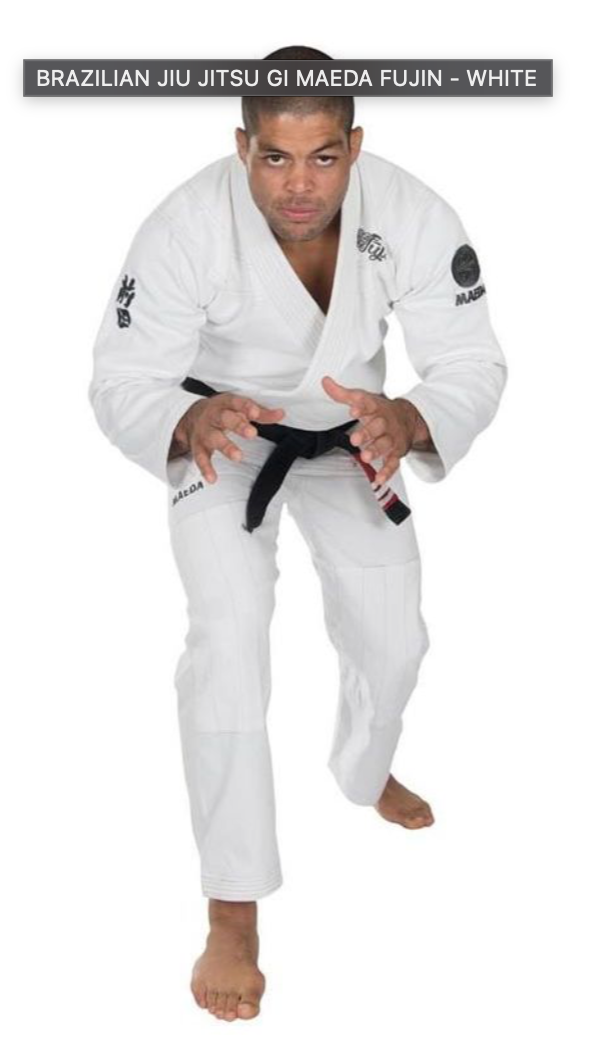 Maeda A1 BJJ Gi Fujin White - Image 3