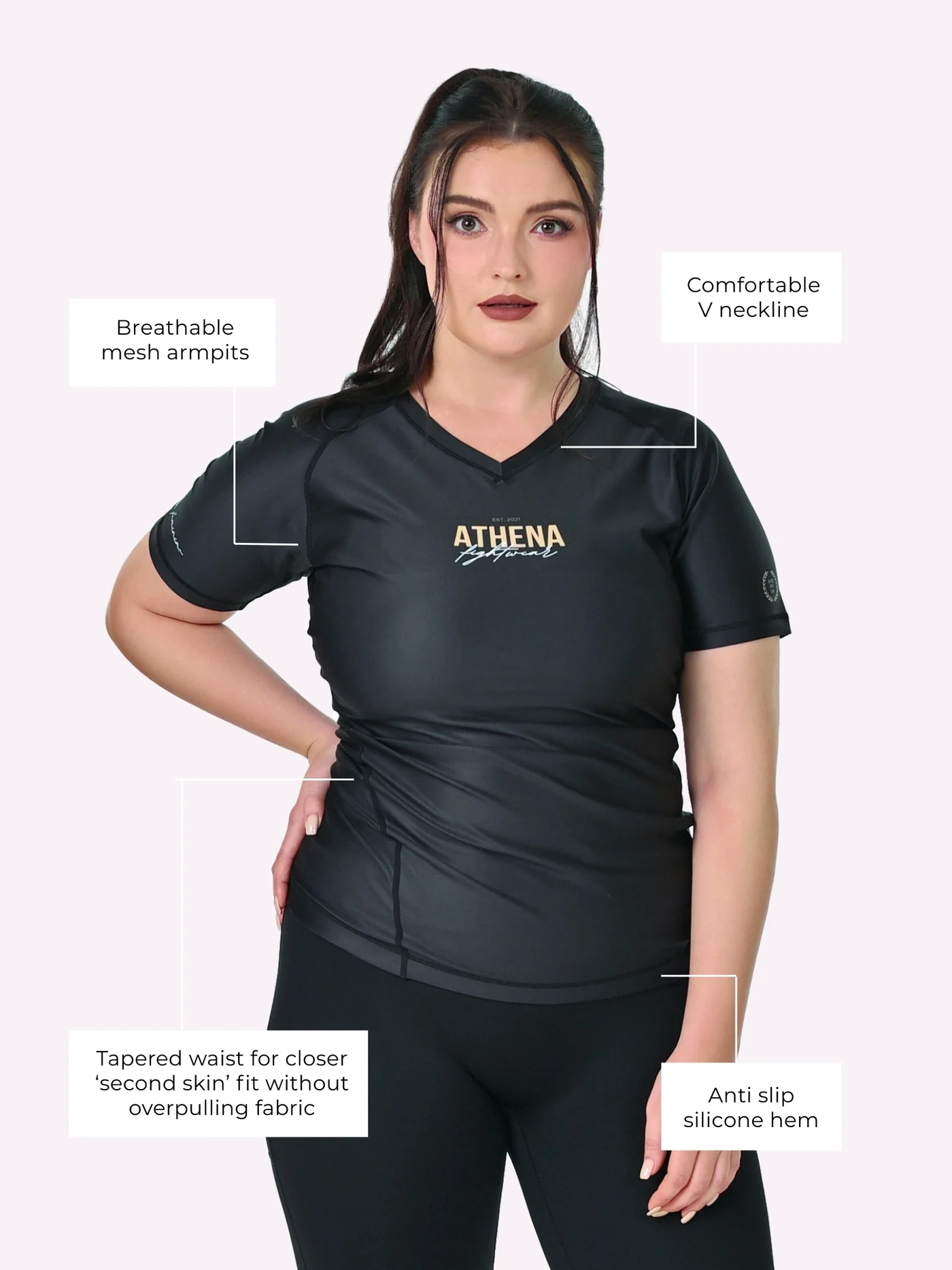 Athena Short Sleeve Rashguard - Image 2