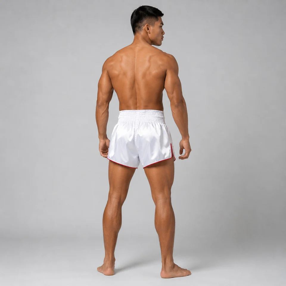 Fairtex Muay Thai Shorts - "Enso White" - Image 4